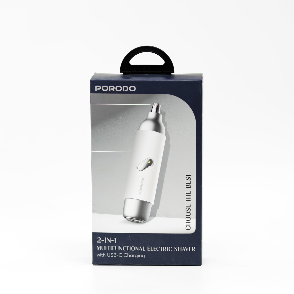 Porodo 2-in-1 Multifunctional Electric Shaver – Nose & Beard Trimmer-4