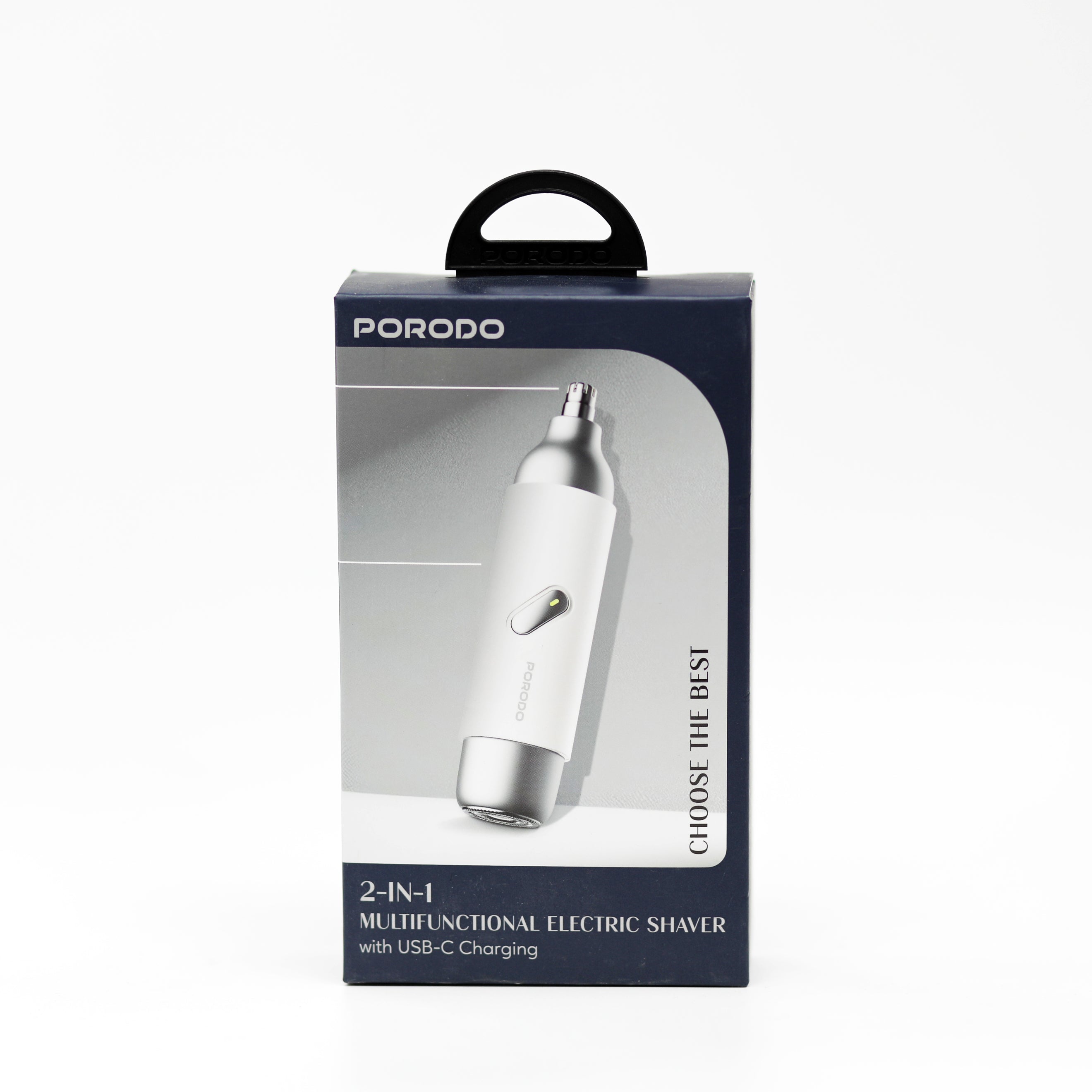 ماكينة حلاقة متعددة الاستخدام 2 في 1 Porodo لتشذيب اللحية وشعر الأنف
