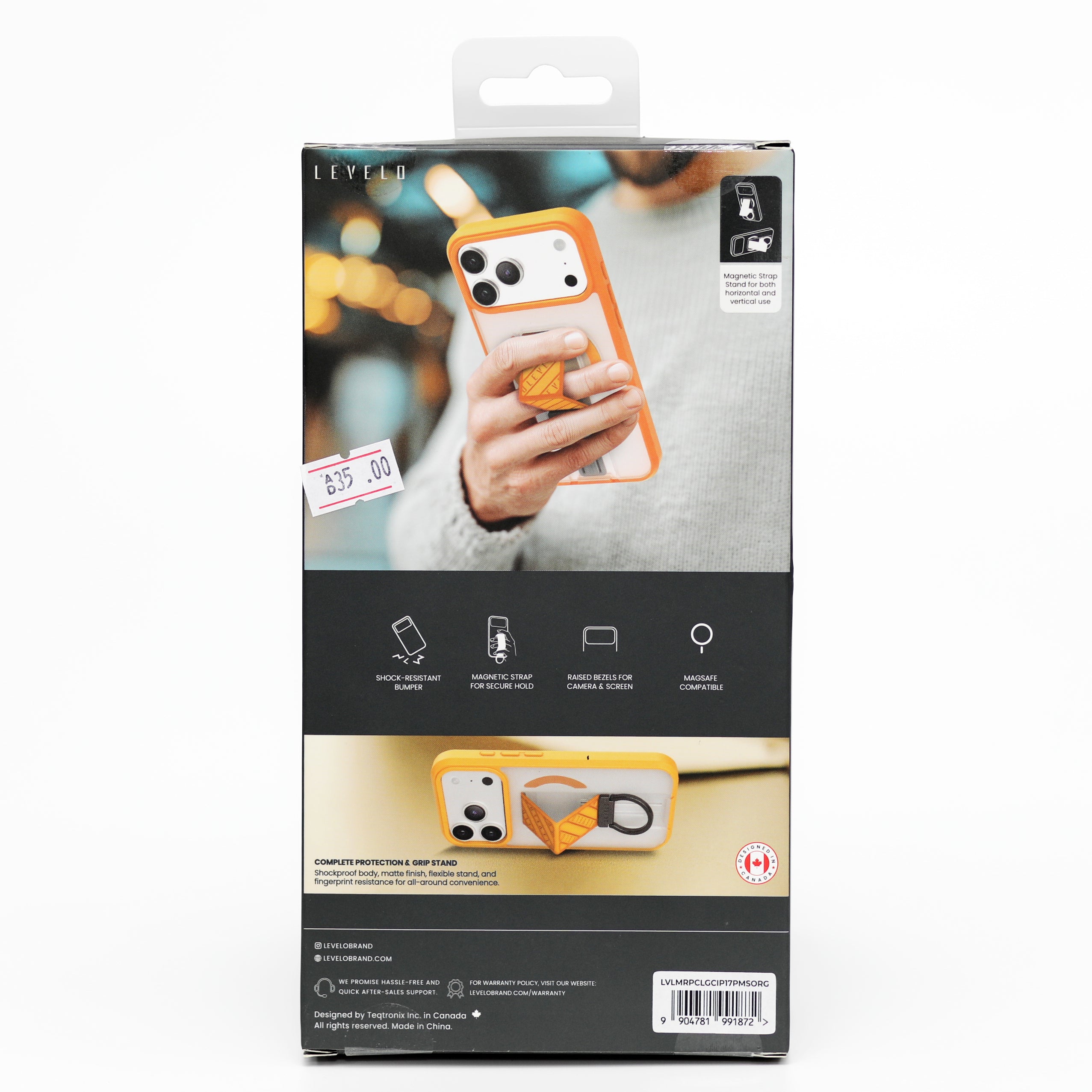 LEVEL O Morphix Clara MagSafe GripStand Case – iPhone 17 Pro Max