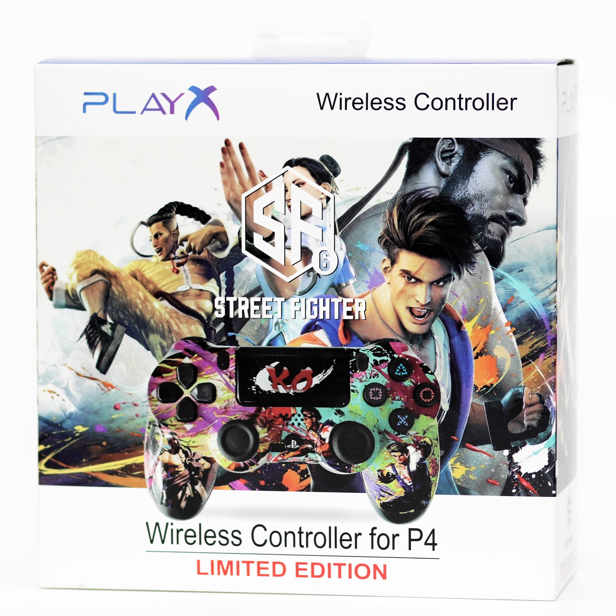PlayX Street Fighter 6 Wireless Controller for PS4 – Limited Edition