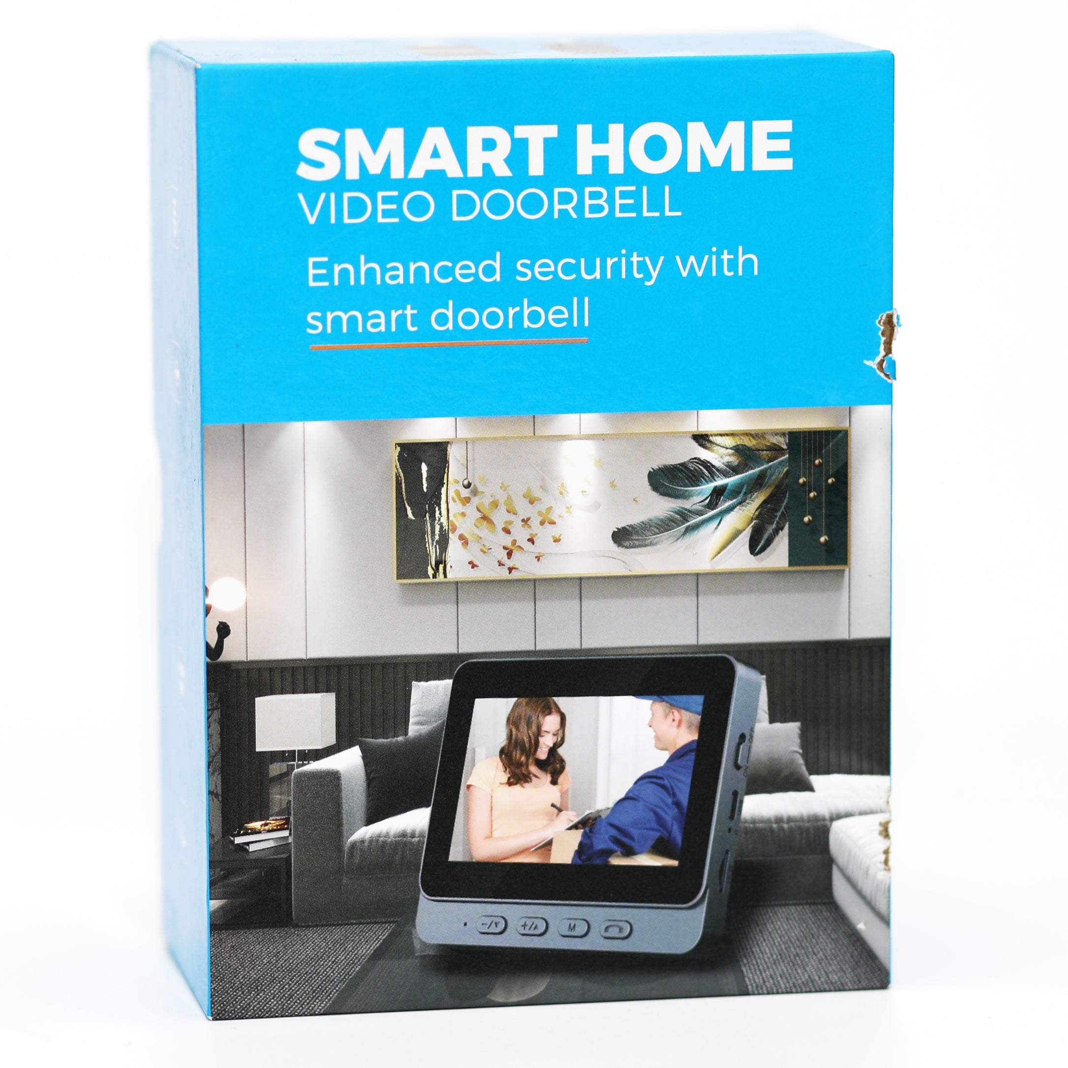 Smart Home Video Doorbell with Monitor Indoor Security System