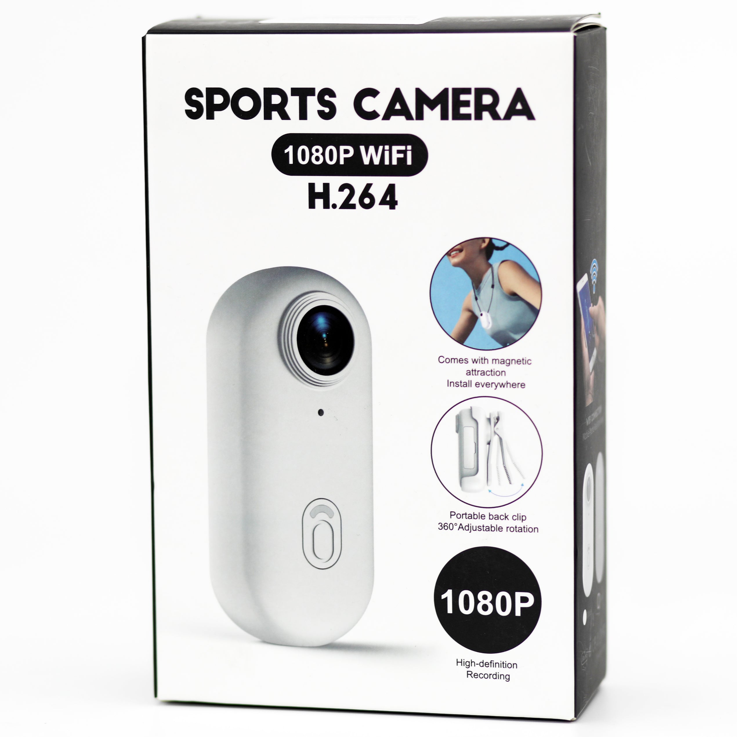 Mini Sports Camera 1080P WiFi Waterproof Action Camera