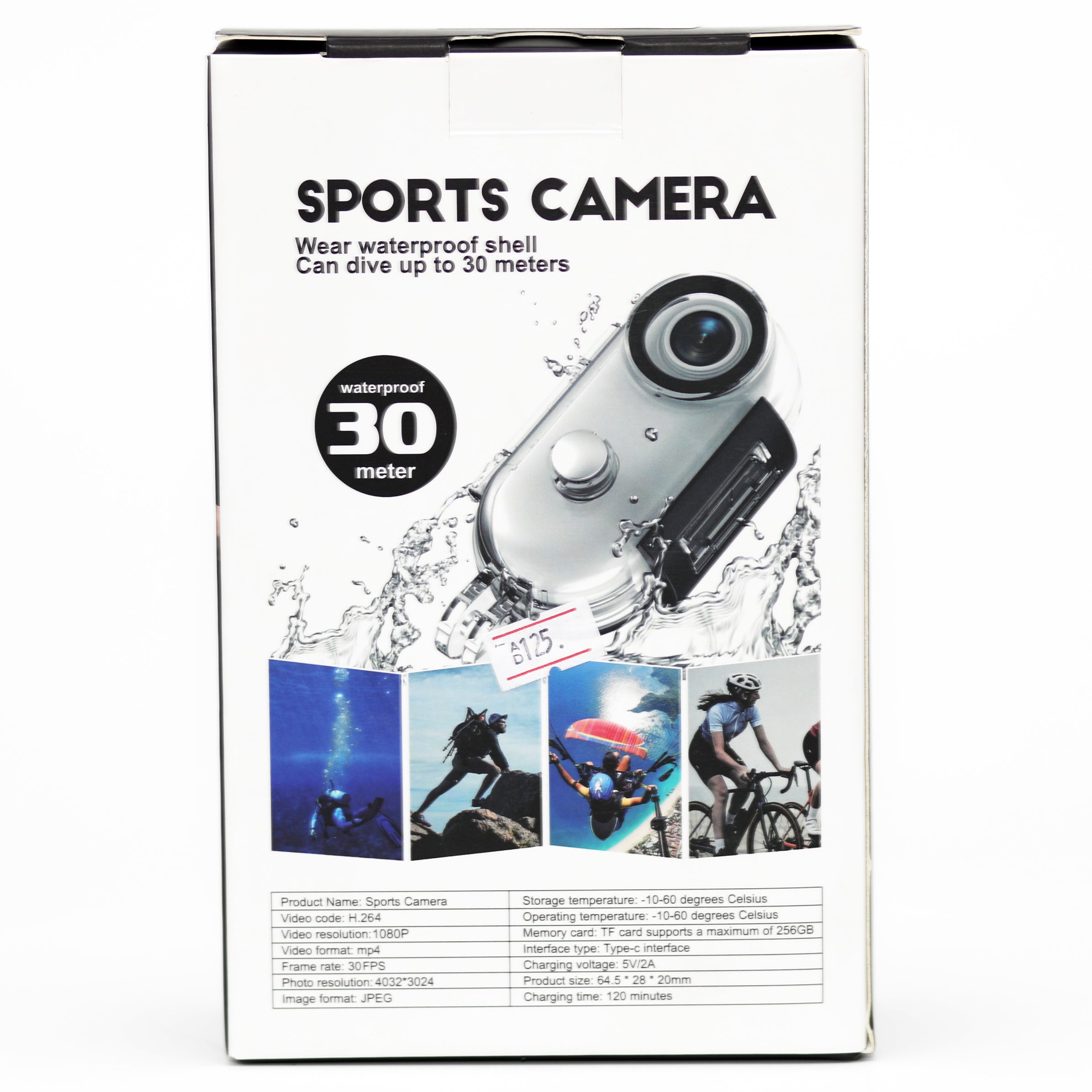 Mini Sports Camera 1080P WiFi Waterproof Action Camera