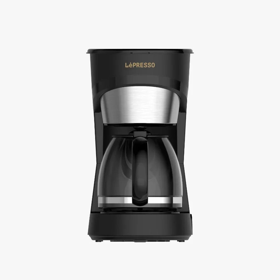 Drip Coffee Maker with Glass Carafe – Automatic Brew Machine for Home & Office - LéPresso