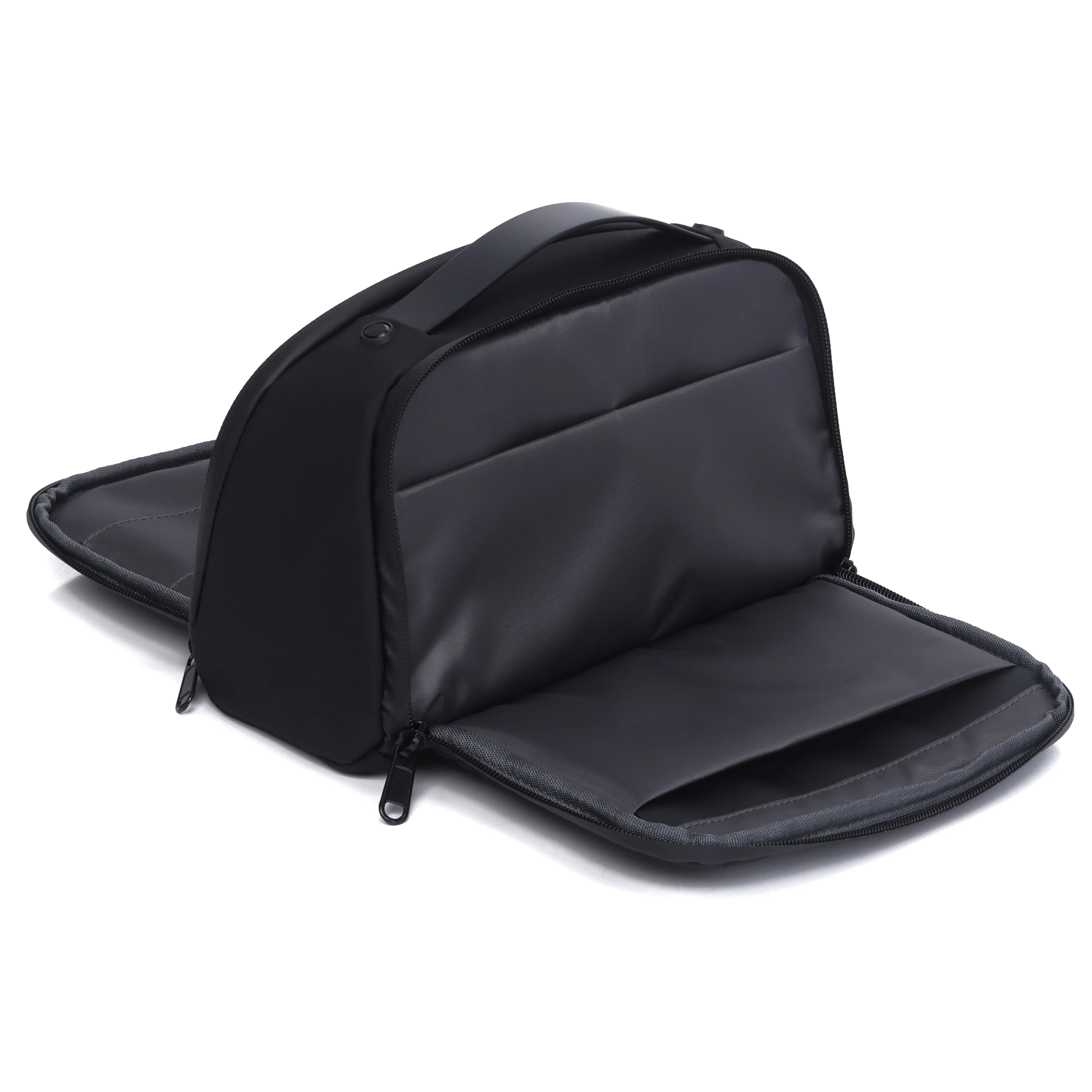 Levelo Oslo Toiletry & Organizer Pouch – Sleek Travel Storage (Black)