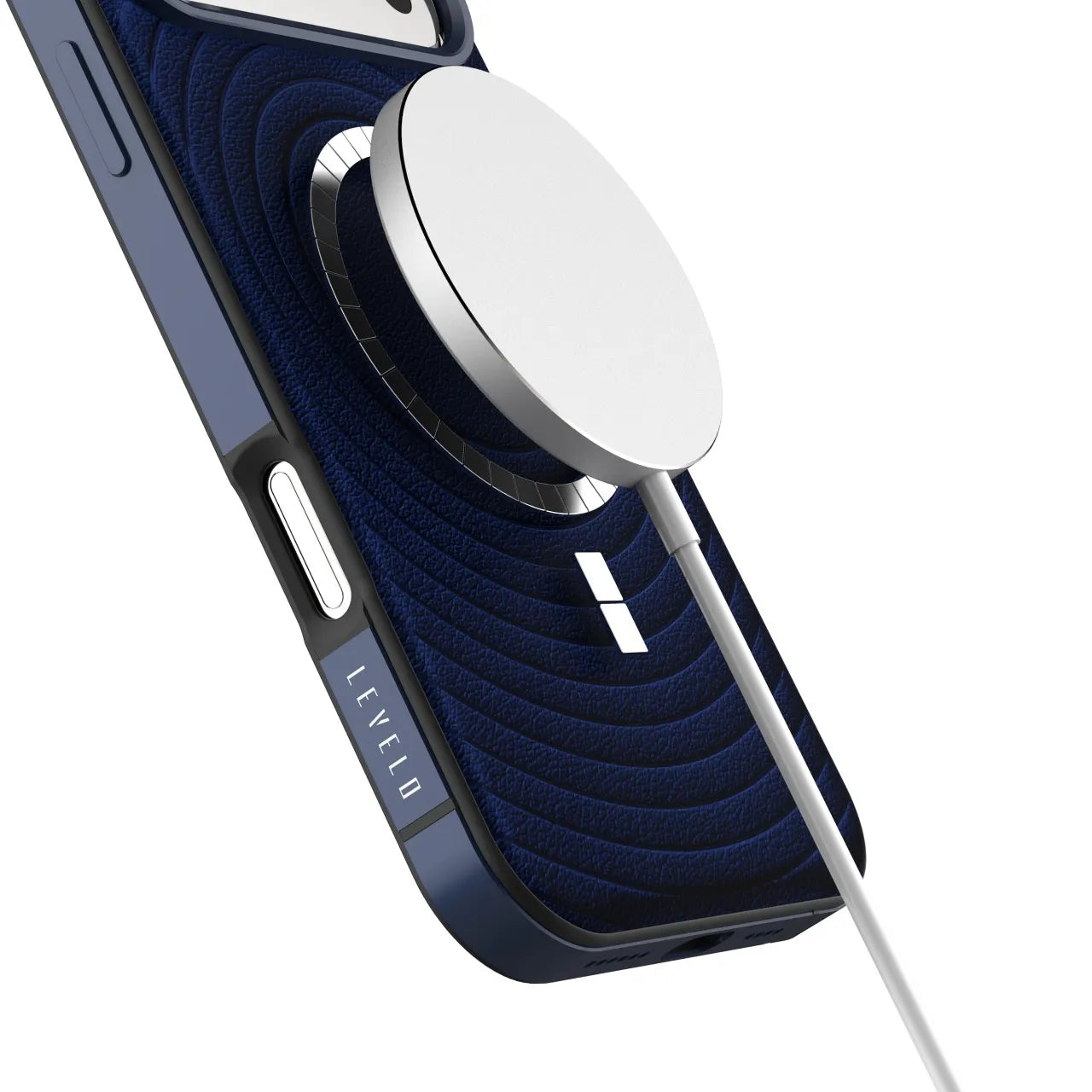 Levelo Spirale Case for iPhone 17 Pro Max – Midnight Blue