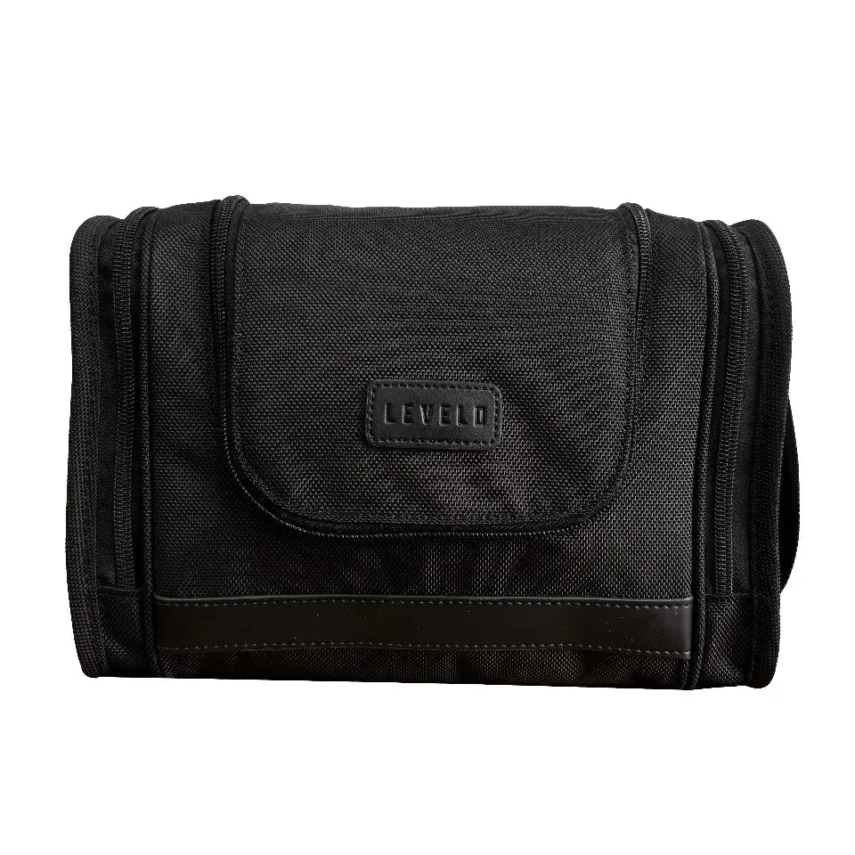 Levelo Trousse Toiletry Bag - water-resistant design, and travel-friendly storage – Black