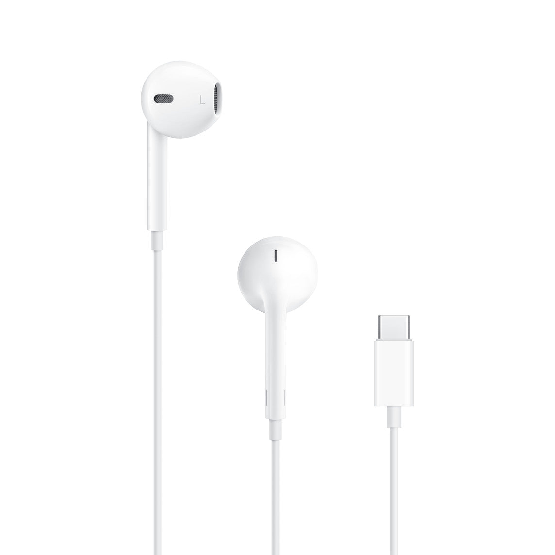 Apple EarPods USB-C الأصلية – سماعات سلكية مع ميكروفون ووحدة تحكم مدمجة – أبيض