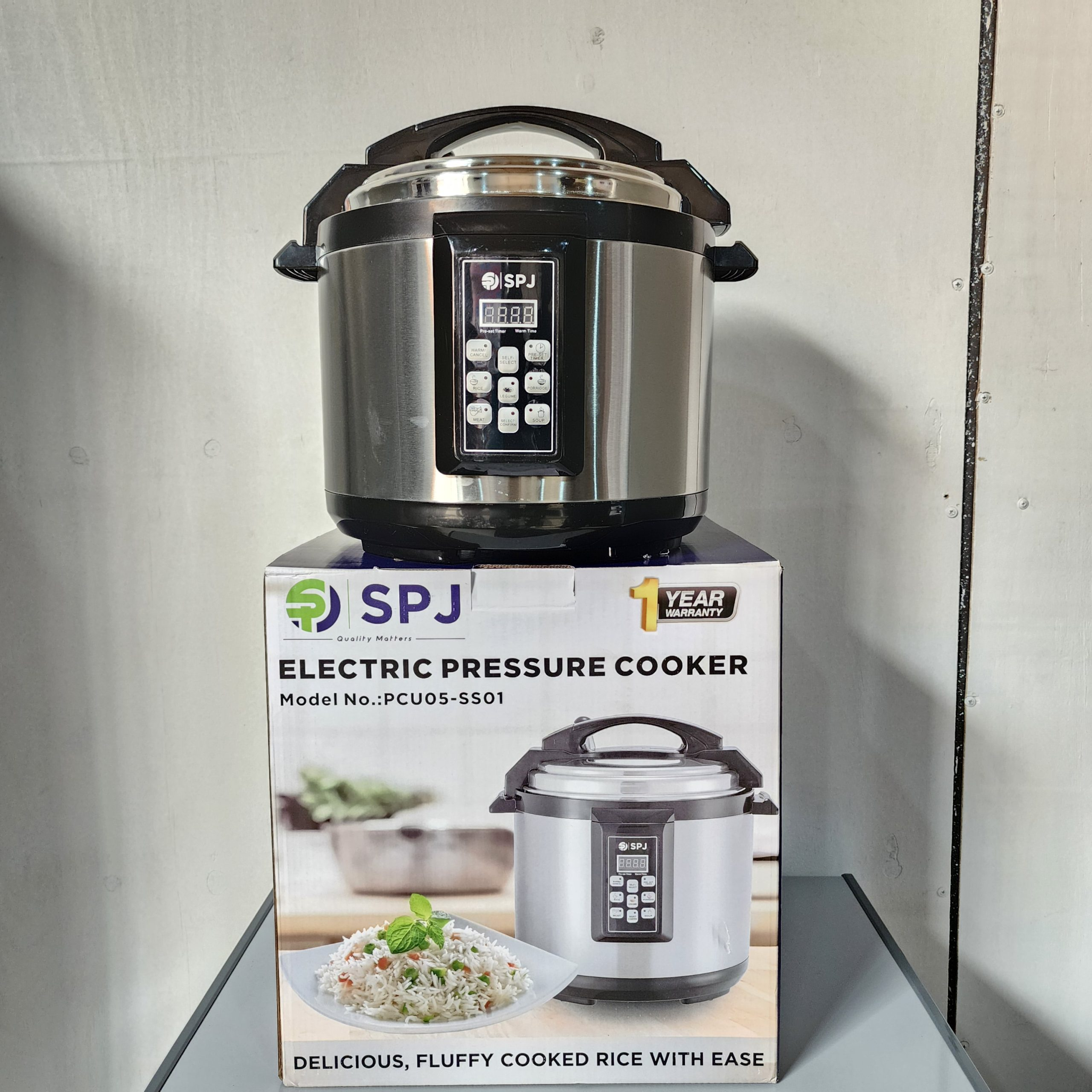Spj Original Pressure Cooker 5l With 1000w Spj-Pcu-Ss0501