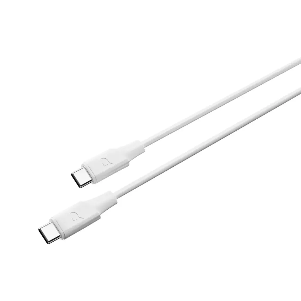 Powerology Power Sync Flex USB-C to USB-C Cable 60W PD 1.2M – Black & White