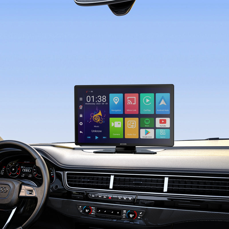 شاشة سيارة ذكية 9 بوصة أندرويد مع CarPlay وDVR وذاكرة 64GB – بورودو Porodo-4