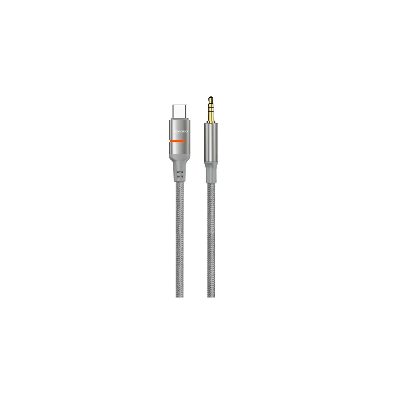 كابل صوت USB-C إلى AUX 3.5mm مجدول بطول 1.2 متر – بورودو