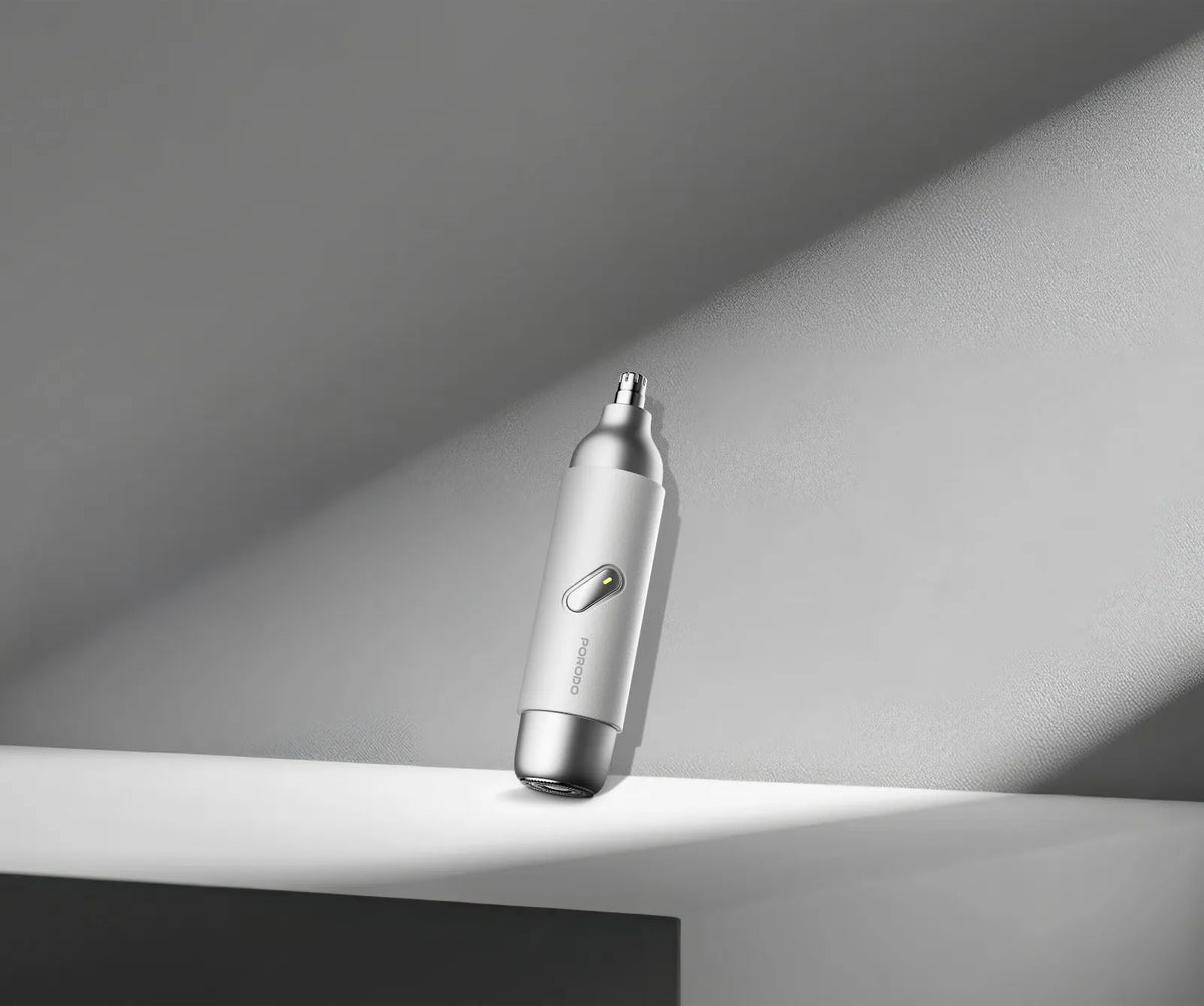 Porodo 2-in-1 Multifunctional Electric Shaver – Nose & Beard Trimmer-5