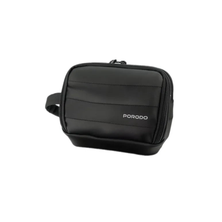 Nomad Tech Organizer Pouch Compact Travel Storage Case – Black - Porodo