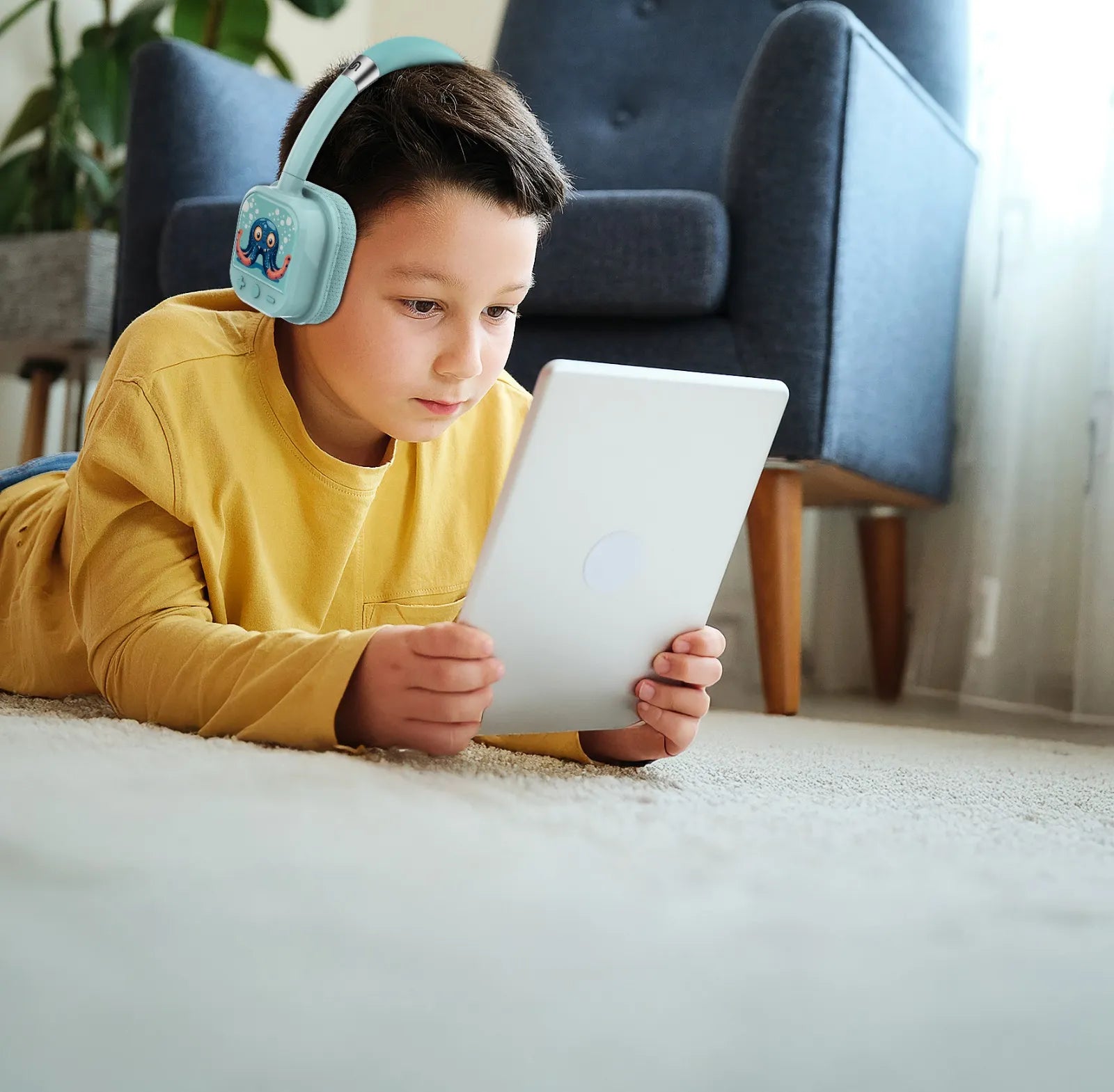 سماعة رأس لاسلكية للأطفال بورودو ساوندتيك YotoWave مع تحديد مستوى الصوت – ألوان متعددة