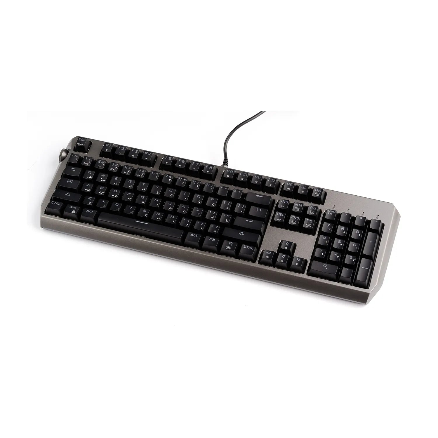 Porodo Gaming Wired Mechanical Keyboard with Gateron Pro Red Switch – Black