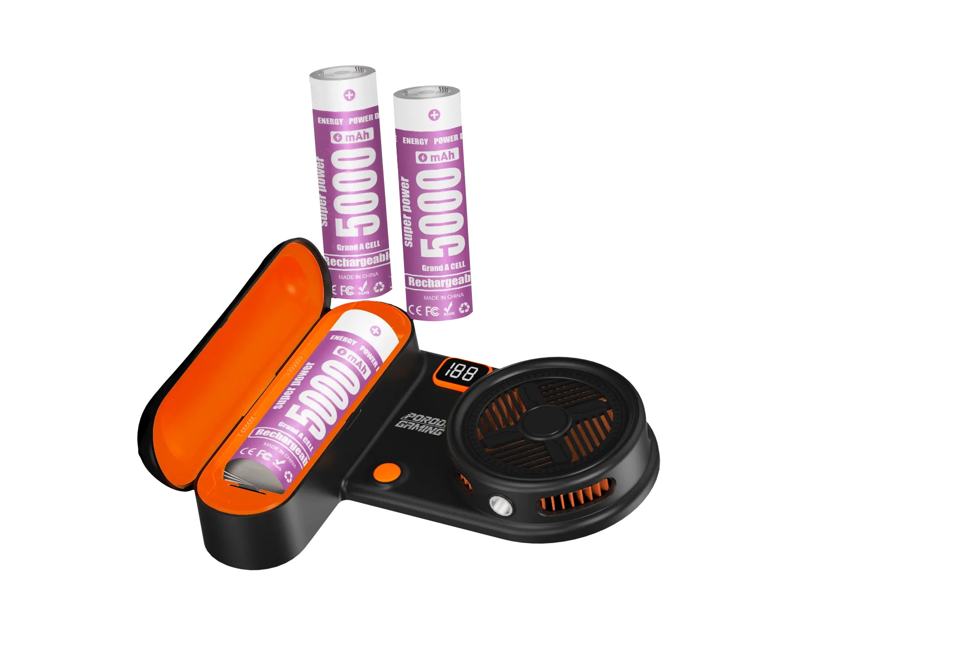 مبرد جوال مغناطيسي للألعاب ArcticChill مع بطارية 5000mAh – بورودو Porodo Gaming