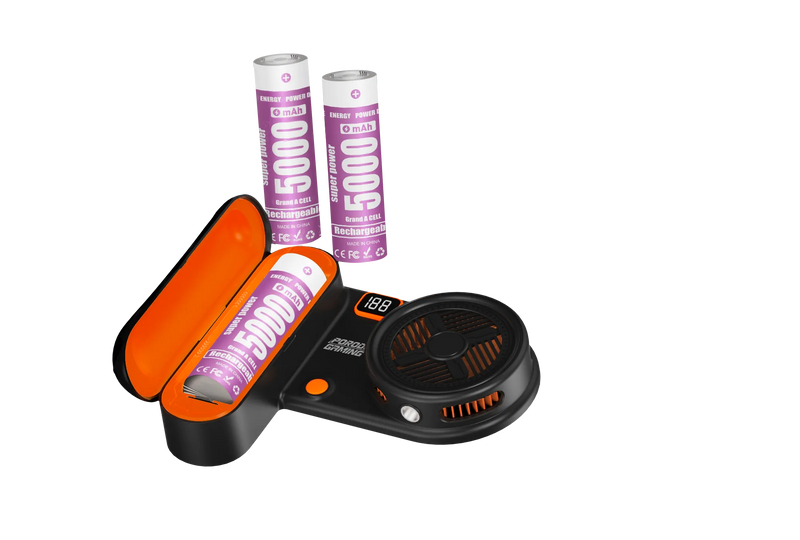 Porodo Gaming ArcticChill Magnetic Phone Cooler with 5000mAh Battery – Black & Orange-4