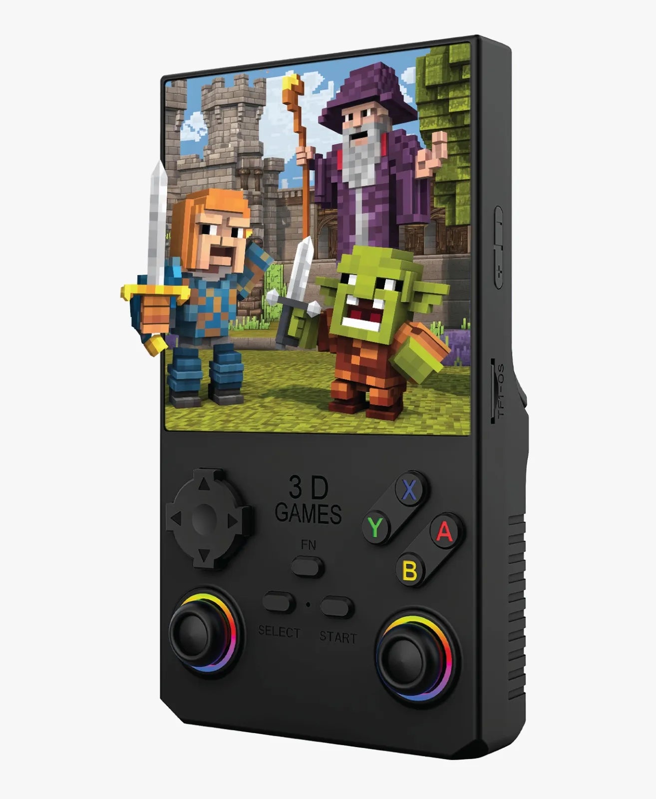 Porodo Gaming Retro Handheld Game Console V40MAX 4" Display Dual Joystick