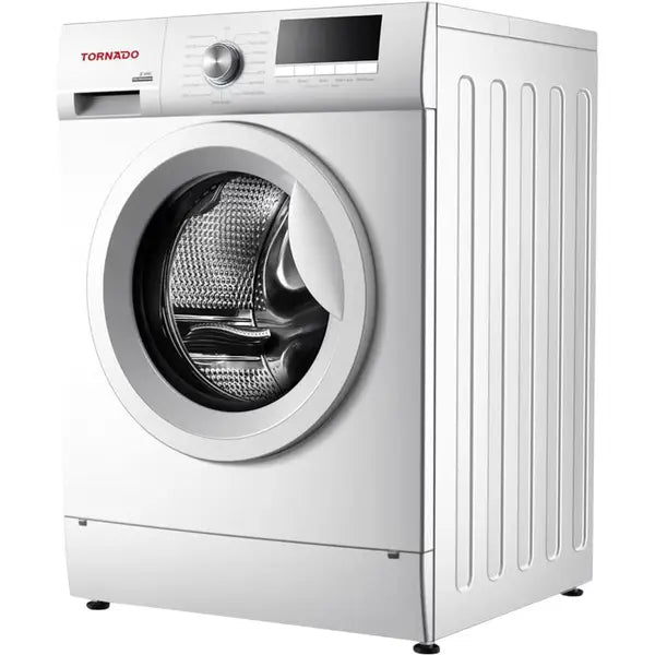 Tornado 6 Kg Front Load Washer Delay Start 1200 Rpm Stainless Steel Silver Twx-Fn612Gossu