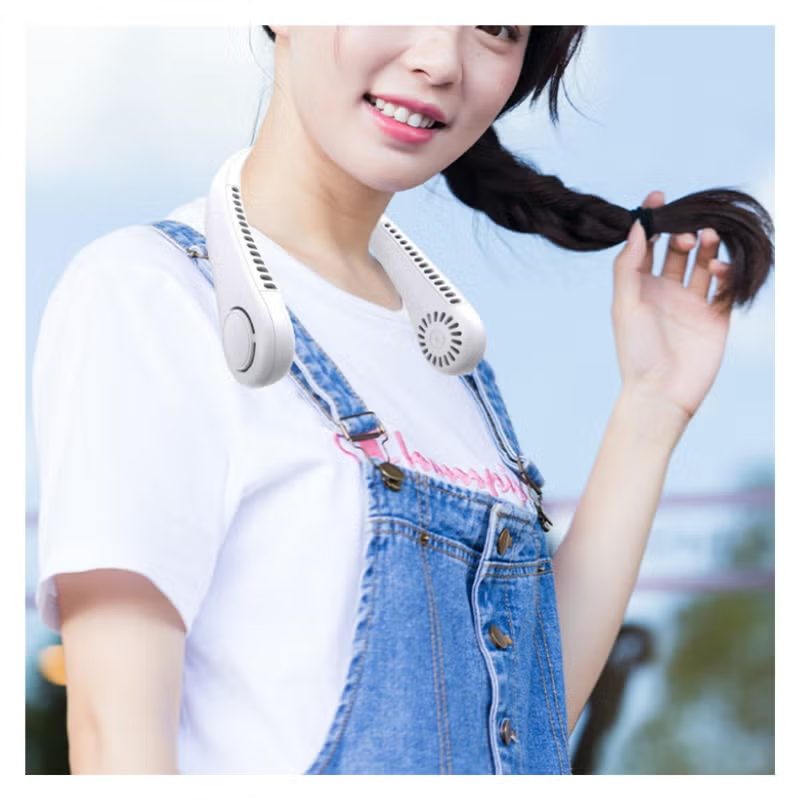 LEAFLESS HANGING NECK FAN V1 Support Wireless + 3.5mm audio interface