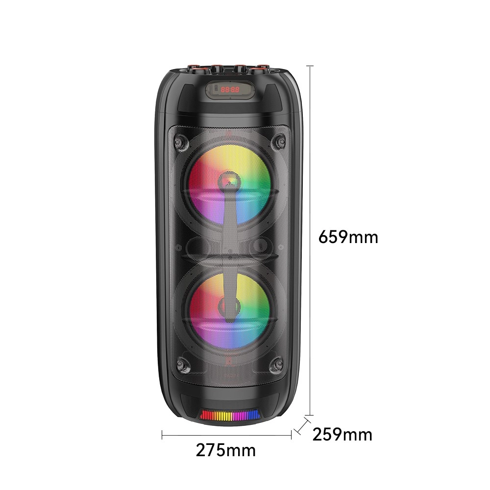 SinG-e ZQS 8270 Dual 8-Inch 40W Powerful Bluetooth Speakers