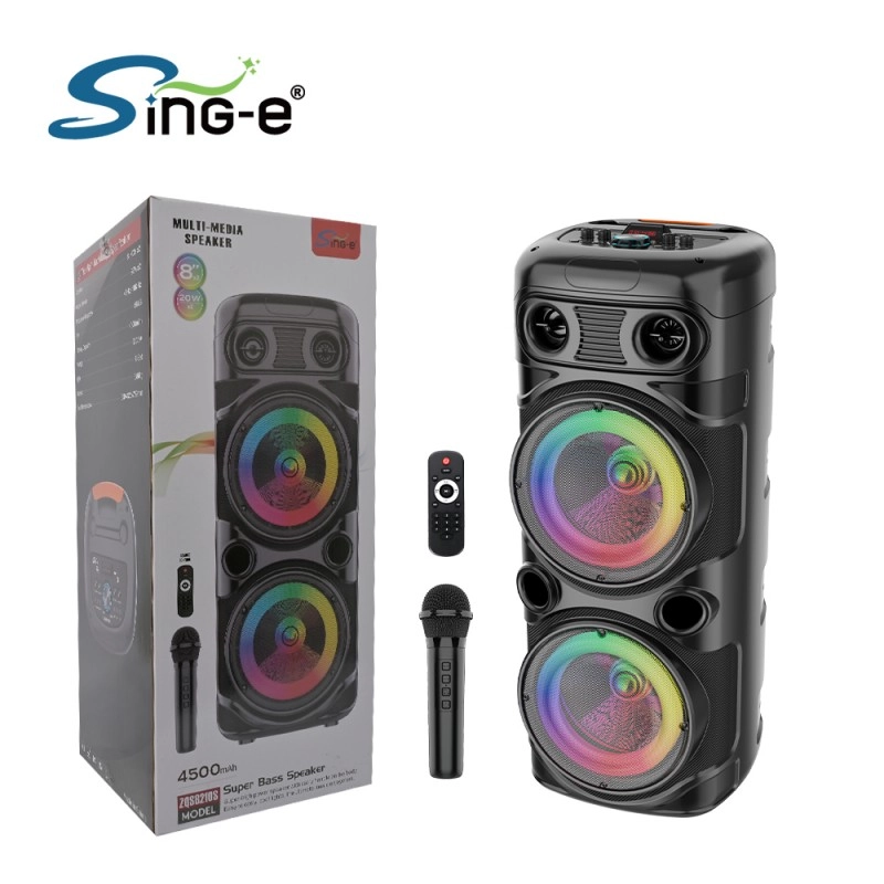 Sing-E ZQS 8210s Bluetooth Karaoke Speaker with Mic