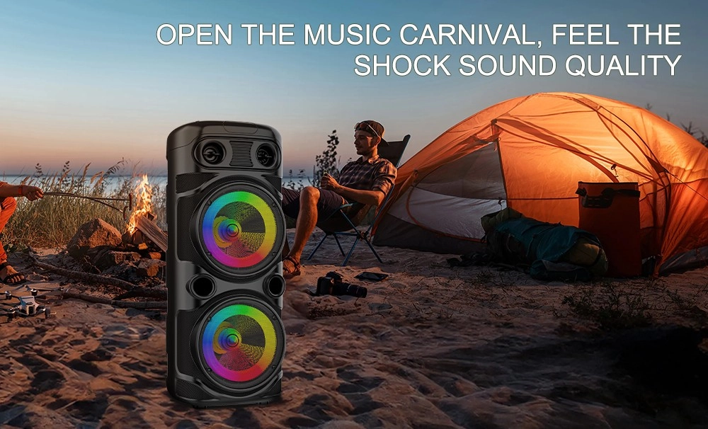 Sing-E ZQS 8210s Bluetooth Karaoke Speaker with Mic