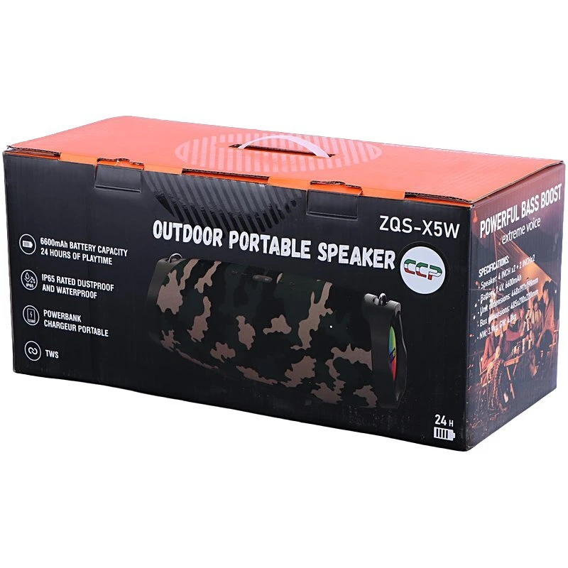 Sing-e ZQS-X5W Portable Outdoor Speaker with  Audio Subwoofer for