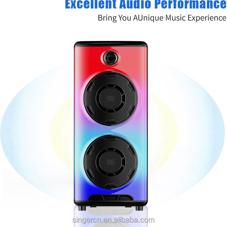 Sing-e ZQS-8287 portable charger speaker with 8-inch subwoofer