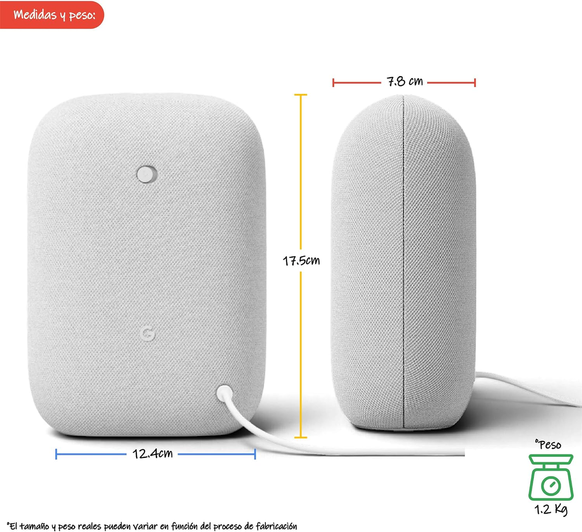 Google Nest Audio Smart Home AI Voice Controller - Security System Asia