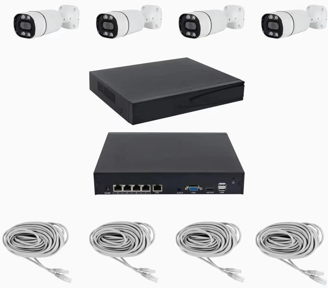 VEST VISION 4CH POE CMAERA KIT VST4CH-POE-Y DC 52V