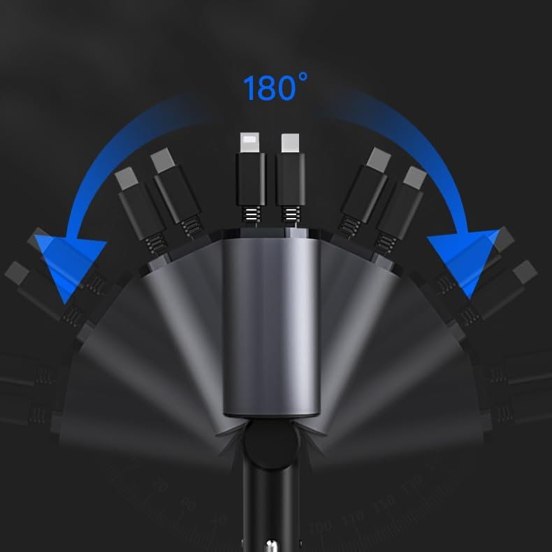 C1 4 IN 1 Car Charger USB Type C Cable B1