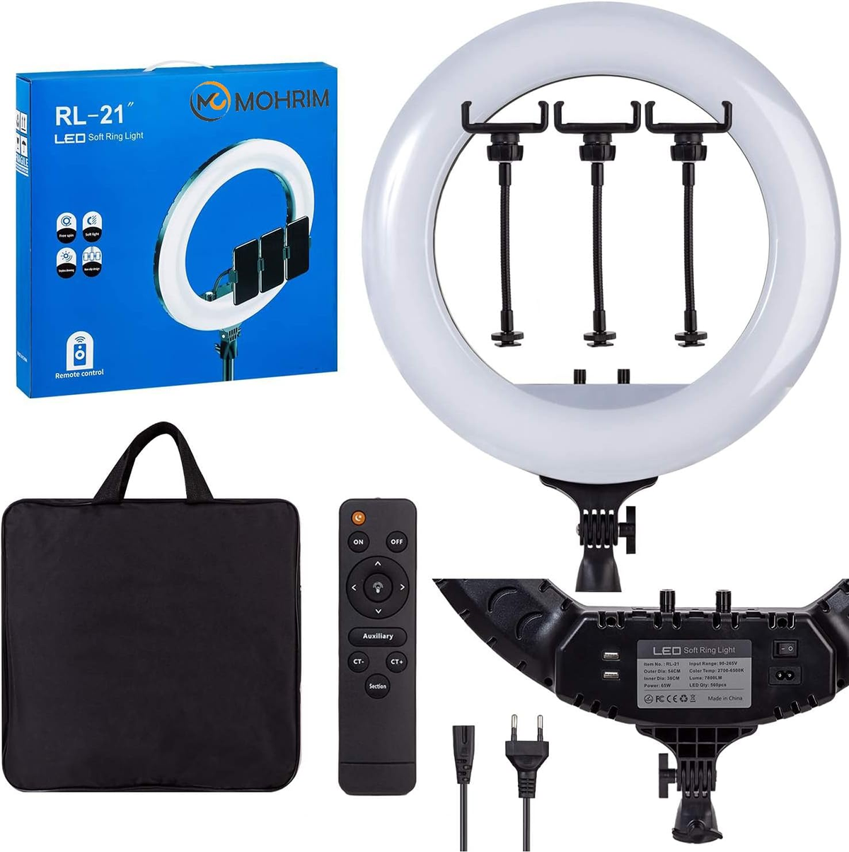 RGB LED SOFT RING LIGHT RL-18