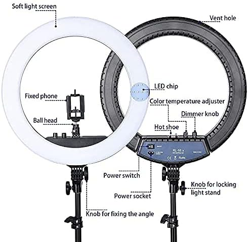 RGB LED SOFT RING LIGHT RL-18