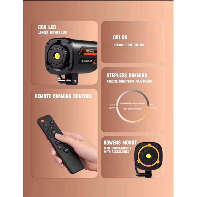 LIVE STREAMING LIGHTING 220V YM-300BI