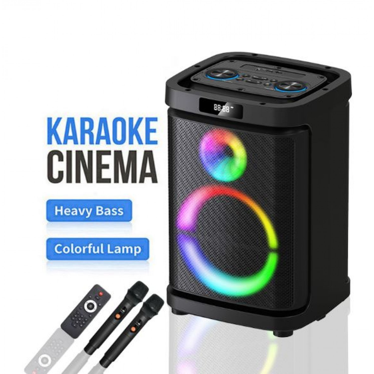 GD-1019 New Led Sound 10inch Subwoofer Speaker 10 Inches Studio Monitors Speakers