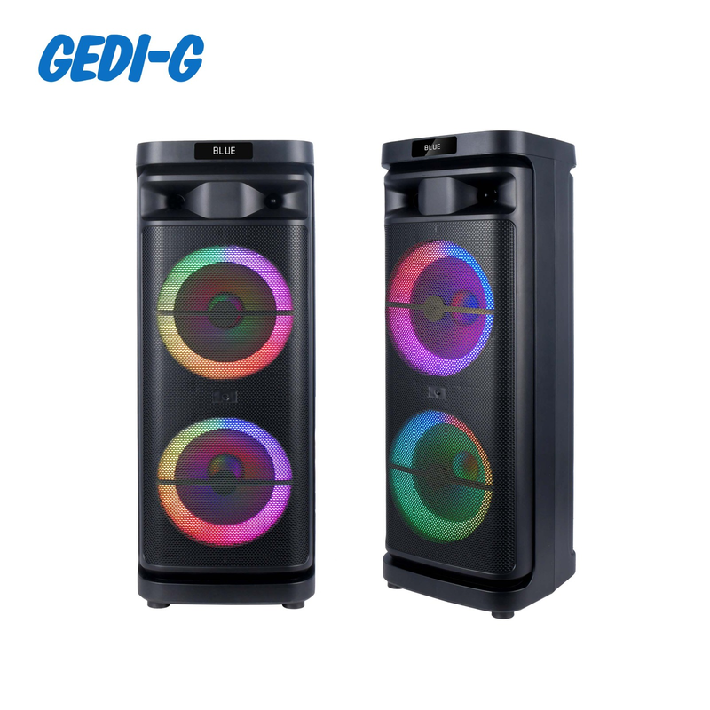 GD-1020 Professional Portable RGB Lamp Stereo Blue Tooth Speaker With Microphone