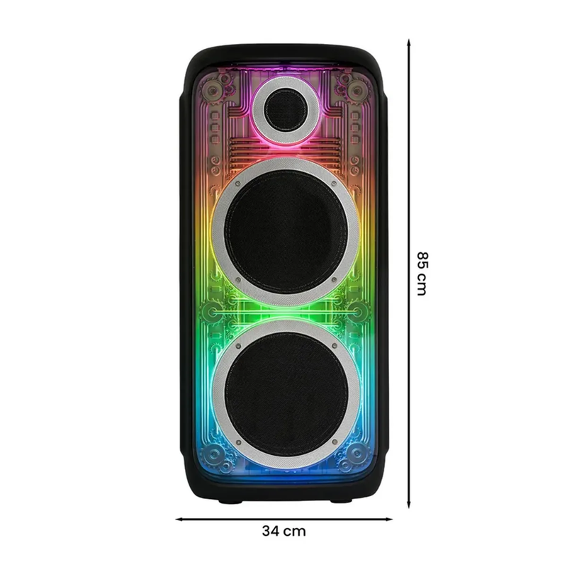 GD-1016 10 Inch Party Box 1000 Sound System Portable Speaker 100w Speakers 60000W