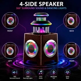 JALSELL SPEAKER WITH RGB LIGHTS HD AUDIO BLUETOOTH