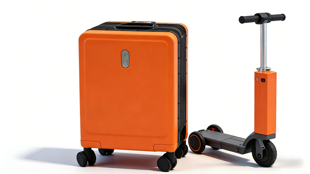 OEO ELECTRIC SMART CARRYON WITH SCOOTER WITH USB CHARGER A01