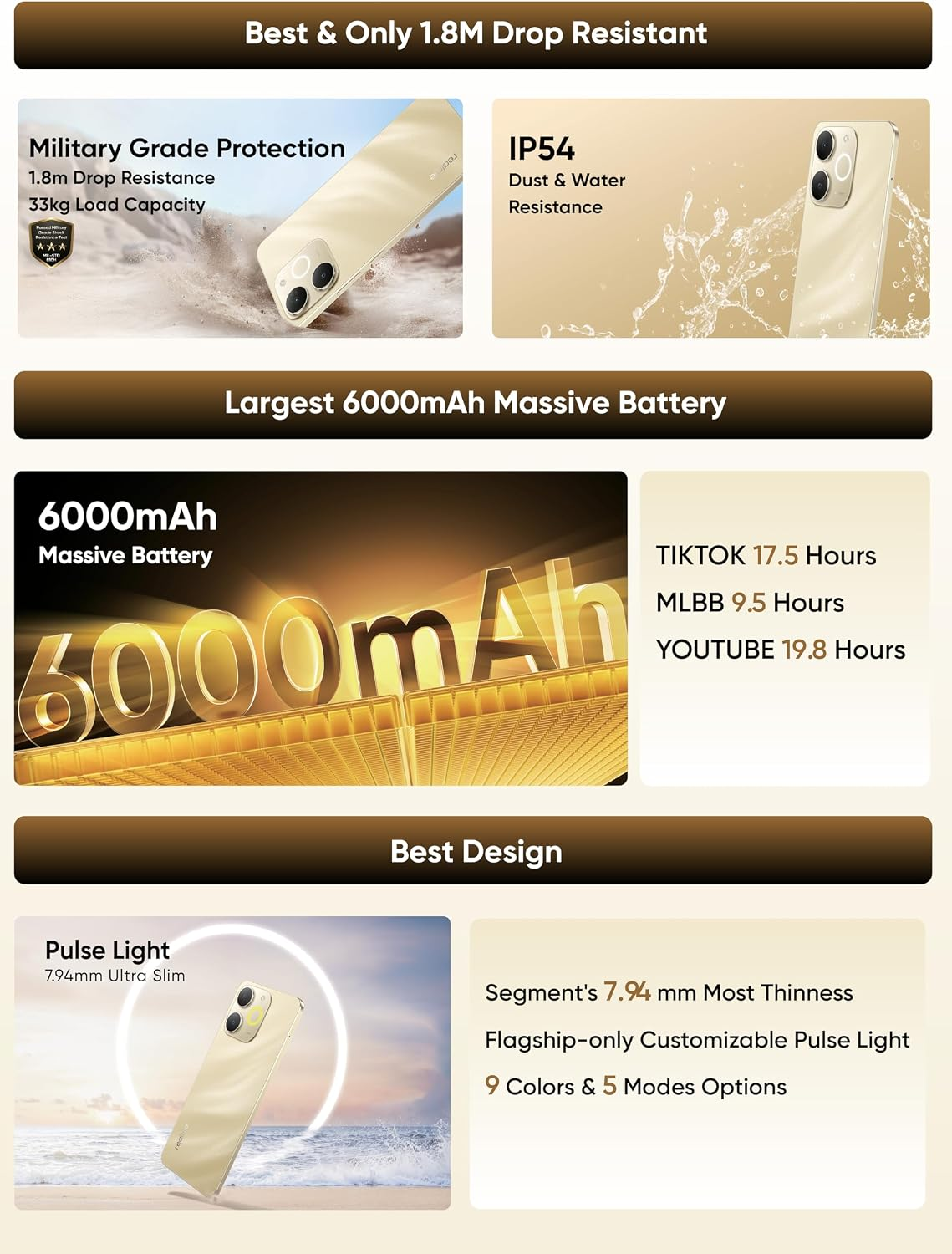REALME NOTE 70 4GB RAM 128GB 6000MAH