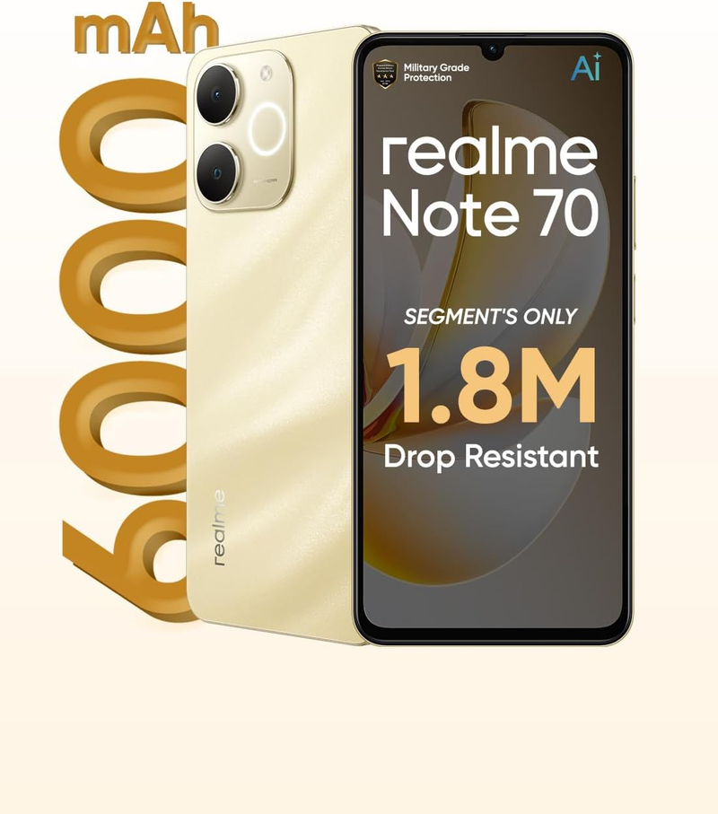 REALME NOTE 70 4GB RAM 128GB 6000MAH