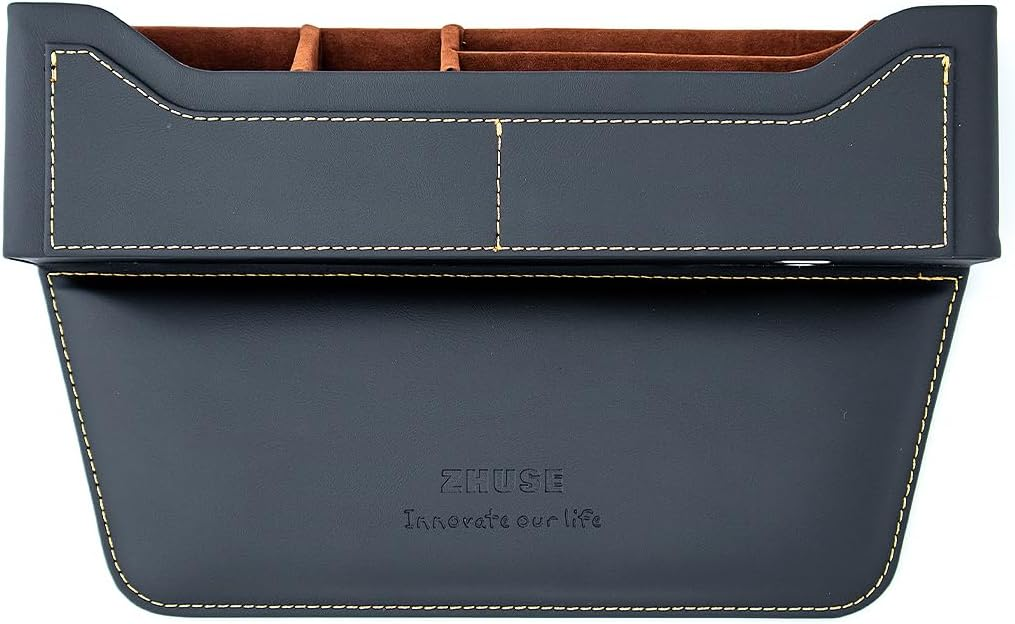 ZHUSE CAR SEAT SEAM STORAGE BOX LEATHER  ZS-CA-001