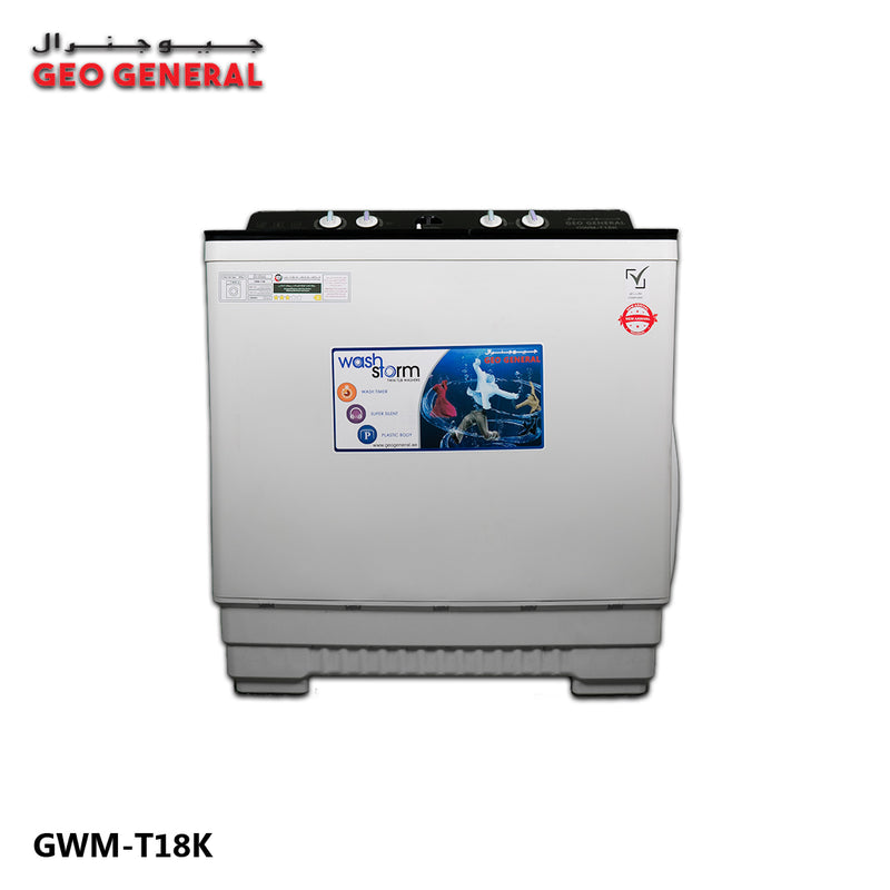 Geo General Washing Machine 18kg | Strong & Super Wash Gwm-t18k-ANW