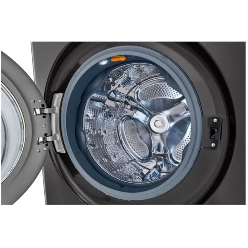 غسالة LG بسعة 21 كجم ومجفف بسعة 16 كجم برج غسيل تحميل أمامي شاشة LED تحكم FWT2116BS-11