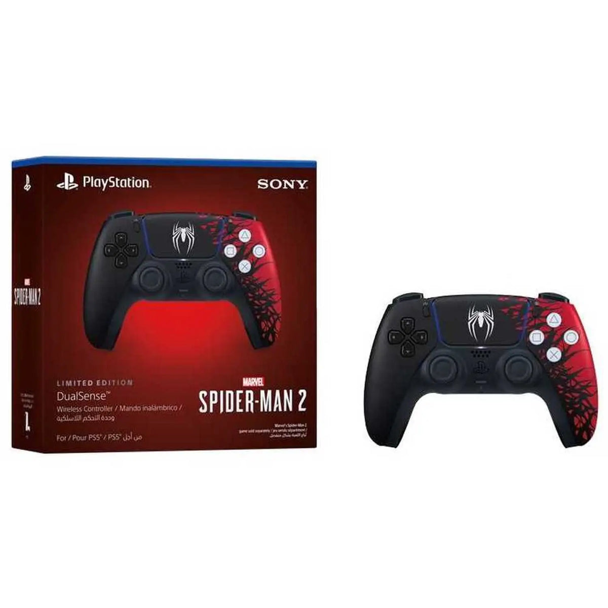 بلاي إكس PlayX Marvel Spider-Man 2 يد تحكم لاسلكية لبلايستيشن 4 – تصميم سبايدر مان، اهتزاز مزدوج، أداء احترافي-4