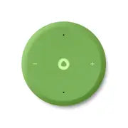 Yango Yasmina Lite AI Smart Speaker with LED Clock, Bluetooth, Wi-Fi & Voice Assistant – Green / Violet