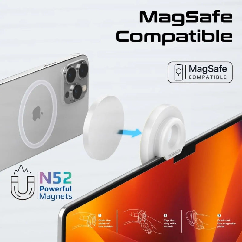 PROMATE VersaMount حامل هاتف قابل للطي متوافق مع MagSafe مع شاشة-14