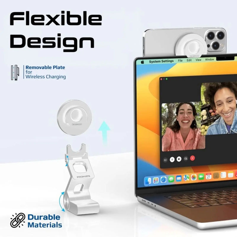 PROMATE VersaMount حامل هاتف قابل للطي متوافق مع MagSafe مع شاشة-15